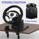 NBCP Racing Wheel with 270/900 Rotation, PC Steering Wheel with Pedals, Dual-Motor Vibration & Gear Shifter for Xbox Series X|S, Xbox One, PS4, PS3, PC, Switch, Xbox 360 Driving Sim Experience
