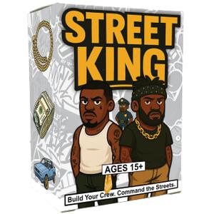 Black Owned Street King by Maker of Hood Charades – A High-Energy Urban Strategy Card Game Where You Unleash Powerful Crews, Thwart Relentless Law Enforcement, and Dominate The Streets