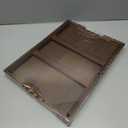 Artmalle Bed Tray Table Folding Legs with Handles Groove Breakfast Food Tray for Sofa, Bed, Eating, Drawing, Platters Serving Lap Desk Snack Tray (Brown Medium) (Medium (11.8" x 15.7" x 1.6") x 1 Pack)