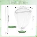 500 PCS Disposable Drain Covers Mesh Sink Strainer Bags, Kitchen Sink Drain Strainer, Sourdough Drain Catcher with 3 Small Brush, Fit All Drain Sinks for Kitchen, Bath, Tub, Anti-Clogging