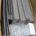 4-Step Wide Dog Stairs with Storage 23" H, Non-Slip Sturdy Pet Steps for High Bed Couch Window, Pet Stairs for Small/Medium/Large Old Dogs Cats Up to 220lbs, Cat Dog Steps for Car/SUV, Grey