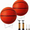 Hiboom 2026 Basketball Gift Set with Stand and Pump, Keepsake Basketball for Basketballs Lover, Coach Appreciation,Senior Night Gifts, Indoor Outdoor Training Game Ball Combo