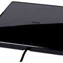 RCA Amplified Indoor Flat HDTV Antenna  Multi-Directional VHF and UHF Reception, 4K/8K, 1080P, 40 Mile Range  ANT1360E