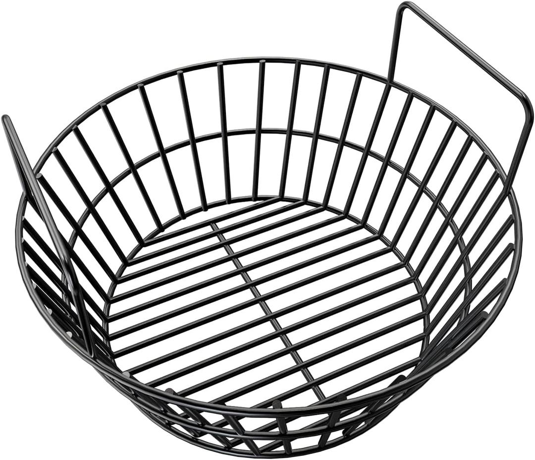 Charcoal Ash Basket for Large Big Green Ggg Grill Pit Boss, Louisiana Kamado Joe Grill Charcoal Basket -Stainless Steel