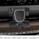 Car Phone Holder for Genesis G80 2021 2022 2023 2024 Auto Accessories Navigation Bracket Interior Screen Decoration Dash Board Mobile Cell Phone Mount case