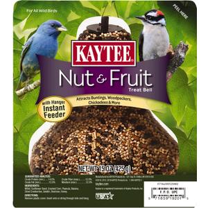 Kaytee Wild Bird Nut & Fruit Seed Treat Bell (EXP 11/27/26)