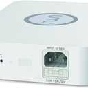 UMI 110V to 220V Step Up Voltage Converter LX-300C Toroidal Transformer for 220V Appliances to Be Used in US, Simple White Plastic Shell, Safe and Effective