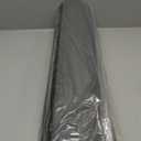 ForPro Full Round Bolster Pillow, Cool Grey, Oil and Stain-Resistant, for Massage and Yoga, 6 R x 26 L