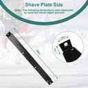 790-00120-0637 24" Snow Blower Shave Plate/Scraper bar Replacement for MTD 2 Stage Snow Thrower 790-00120-0637, 753-0625, 784-558, 790-00120, 784-5581A, 784-5581A-0637