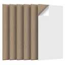 Tao.space Large Acoustic Self-adhesive Panels, 47.2" X 23.6" X 0.4" Acoustic Wall Panels 6-pack Soundproof Panels High Density Panels Acoustic Treatment for Recording Studio, Office,Camel