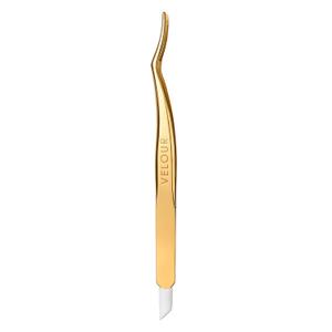 Velour Too Real Xtension Lash Applicator | Gold Stainless Steel | Double Ended Lash Tool for Easy False Eyelash Application