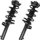 KUSATEC Front Pair Complete Struts Shock Absorber fit for Volkswagen Beetle 2012-2019/Eos 2007-2011/Golf 2010-2014/Jetta 2005-2018, 172311 Left/Right Struts with Coil Spring Assemblies