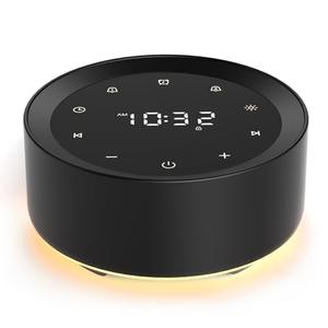 White Noise Sound Machine Alarm Clock 7 Colors Night Light Sound Machine for Adult/Baby 20 Soothing Sounds 31 Level Volume 6 Level Screen Brightness 5 Timer Set Memory Function Touch Control