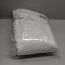 NICETOWN 100% Absolutely Blackout Linen Curtains with Thermal Insulated Liner, Greyish White, 52" Wide, 108" Length Energy Saving Curtains for Living Room 2 Panels Set, Vertical Blinds