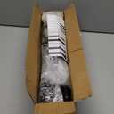 Black Curtain Rods for Windows 66 to 144" - Long Rods for Grommet Drapes,1 inch Curtain Rod Heavy Duty for Sliding Door,Bedroom,Patio Door (3 Brackets)