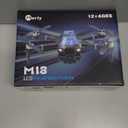 M18LCD Drone with 4K Camera for Adults Drone with Screen on Controller Brushless Motor Optical Flow Positioning Headless Mode One Key Takeoff/Landing RC Quadcopter for Beginners Adults Gifts