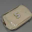 2025 Graduation Gifts for Her Women Girls,Personalized Belt Bag Waist Packs Trendy Fanny Pack Crossbody Bags,Initial White A,Cream Bag