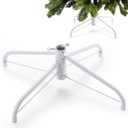 Roowest Replacement Christmas Tree Stand for Artificial Trees, Universal Metal Christmas Tree Base Folding Artificial Xmas Holder(White, 16 Inch)