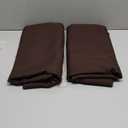 AK TRADING CO. 10 feet x 10 feet Brown IFR Polyester Backdrop Drapes Curtains Panels with Rod Pockets - Wedding Ceremony Party Home Window Decorations (60"W x 120"L (Pack of 2))