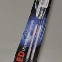 YSY Led Car DRL Daytime Running Lights Strip Waterproof 12V Auto Headlight Sequential Turn Signal Yellow Flow Day Light Universal 2Pcs (15.5cm, colorful and yellow)