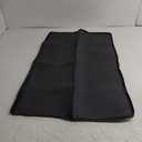 Silicone Cat Litter Trapping Mat, Large Waterproof 34" X 22" Cat Litter Box Mat, Easy to Clean, Black