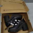 Dr. Martens womens Eviee (6, Black Sendal)