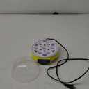 360 View 7-Egg Poultry Incubator for Hatching Chicken, Duck, Goose, Parrot, and Quail Eggs, with Temperature Control, Yellow, ZM003