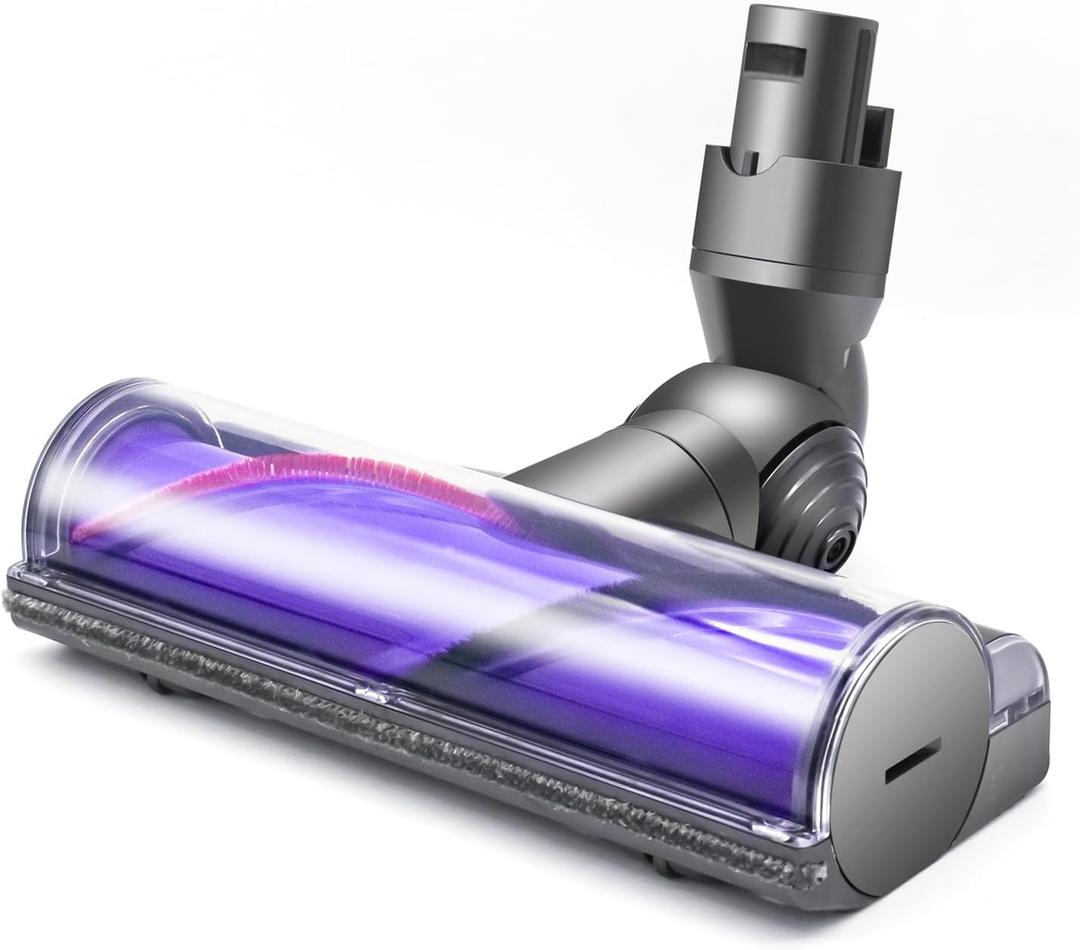 Garbage fighter Vacuum Attachments Quick-Release Motorhead Cleaner for Dyson V6 DC58 DC59 DC61 DC62 DC72 DC74 Models Cleaner SV04 SV06 SV09 Replacement Part Electric Head for Hardwood Floor Carpets