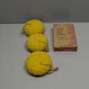 Spongentle Deep Cleansing Body Loofah Sponge, Natural Colors, for Bath and Shower, Multiple Textures for Gentle and Deep Exfoliation, Generous and Rich Lather, (Pack of 3)