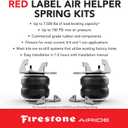 Firestone Airide 2715 Red Label Rear Air Springs Kit fits 2012-2025 C3500HD Cab-Chassis | 5-150 PSI | Load Capacity of 7,500 Pounds | No Drill Installation