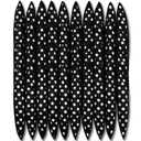 Bememo 40 Pieces Soft Curlers Hair Rollers Overnight Heatless Pillow Rollers for Hair Satin Sponge Curlers to Sleep in No Heat for Long Short Styling Tools(Black)