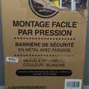 Regalo Safety 29-38.5" Baby Gate for Doorways & Bottom of Stairs, Pressure Mounted Baby Gate with Door for Babies, Toddlers & Pets, Tested & Safe for 30 Years, American Designed, American Owned, White