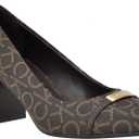 Calvin Klein Women's Unesta (7, Brown Logo 200)