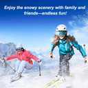 3 Pairs Winter Ski Snow Gloves Men Women Waterproof Touchscreen Snowboarding Gloves Warm Winter Snowmobile Glove