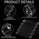 Acrylic Coffee Capsule Storage Holder Compatible, nespresso pod organizer, 5-Tier Large Capacity Coffee Capsule Countertop Storage Rack, Pods Organizer for Home, Office, Cafe Station