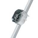 Therwen Adjustable Fan Electrical Box Brace 14.2 Inches Long Silver Ceiling Fan Mounting Bracket for Fans and Light Fixtures