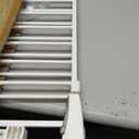 Pawtners No Bottom Bar Baby Gate for Stairs with Adjustable Width 31.5”-46”