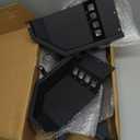 UNI-SHINE 2-Pack Metal Front Door Storage Box Fit for Jeep Wrangler JL JLU & 4xe 20182025, Fit for Gladiator JT 20202025, Door Pockets Organizer for Jeep Wrangler Sport Accessories (black)