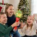 Rhode Island Novelty Light-Up Christmas Tree Bubble Wand 13.5"