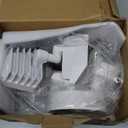 90W 10000LM LED Security Lights Motion Sensor Outdoor Lights, 4 Head Dusk to Dawn, 6500K Daylight Flood Lights Outdoor Motion Sensor, IP65 Waterproof, Motion Light for Outside, Garage, Yard, Porch (White)