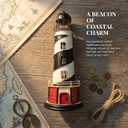 Lighthouse Model Money Bank Home Ornaments Figurines Saving Piggy Bank Home Ornaments Tabletop Figurines