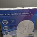 EMS Foot Massager for Neuropathy, NMES Foot Stimulator for Neuropathy Feet Nerve FSA&HSA Eligible item Electric Foot Massager for Circulation and Pain Relief with 4 TENS Unit Muscle Stimulator Pads