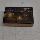 Portable LED Tent Lamp, Clip Hook Hurricane Emergency Light Bulb, Camping Equipment Lanterns for Hiking, Backpacking Outage, B-CLOSED-HOOK, 4 Packs