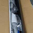 YATINEY 78.7" Console Table with Adjustable Height (27.6"-35.4") and Power Outlet, Skinny Behind Couch Table, Narrow Long Sofa Table for Living Room, Hallway, Entryway, Black CT09UBB