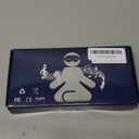 Sleep Mask Bluetooth 5.4 Headphones Soft Wireless Headband Eye Mask Blackout with Microphone (Blue)