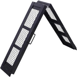 80" Steel Loading Ramp, 800LBS Capacity, Portable Motorcycle Ramp, Folding ATV Ramp for Pick up Truck, Black, Pack of 1 80" Steel Loading Ramp, 800LBS Capacity, Portable Motorcycle Ramp, Folding ATV Ramp for Pick up Truck, Black, Pack of 1