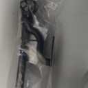 Curtain Rods for Windows 18 to 48 Inches, Adjustable Single Decorative Cafe Rod, Easy to Install Window Curtain Rod with Perfect Leveling and No Measuring, with Cage Finials, Black