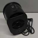 Indoor Electric Portable Space Heater, 1200W Personal Desk Heater, Fast Quiet Heating Ceramic for Large Room,Bedroom and Office Use (White)