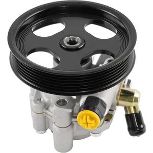 Power Steering Pump with Pulley Compatible with 2000-2006 Toyota Tundra, 2001-2007 Sequoia, 4.7L V8, Replaces #21-5264, 44310-0C030