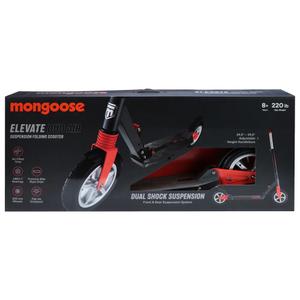 Mongoose React Electric Kids Scooter, Boys & Girls Ages 8+, Max Speed 6-15 MPH, Aluminum Handlebars and Frame, Rear Foot Brake, Battery and Charger Included